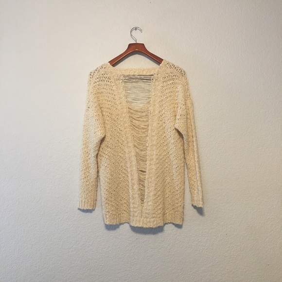 Astr Sweaters - ASTR oversized textured distressed sweater
